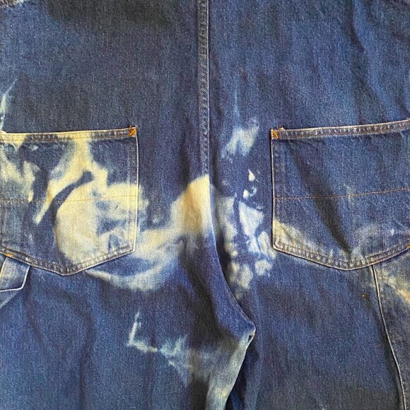 Vintage denim utility boiler suit overalls jumpsuit by J B Goodhue, distressed - Picture 16 of 16